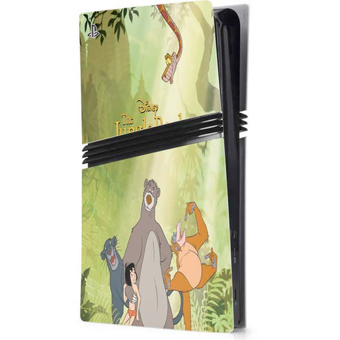 Disney Jungle Book Character Group PS5 Pro Console Skin